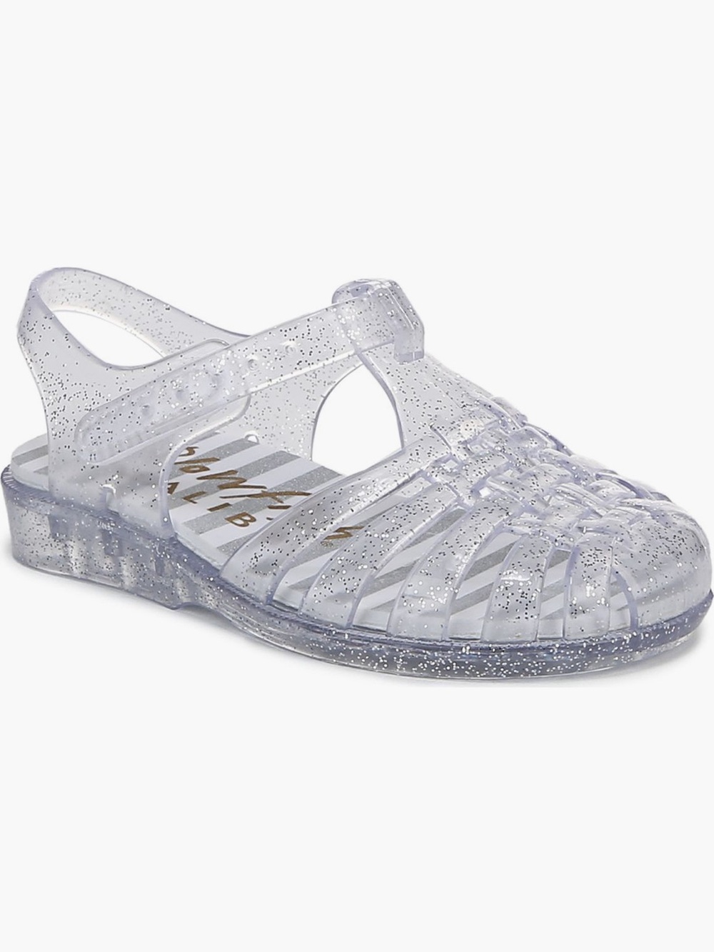 Sparkle Clear Jelly Sandals for Kids
